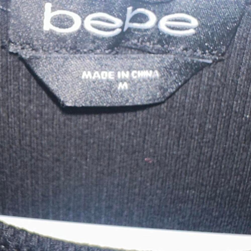 Bebe black rhinestone logo tee - Picture 3 of 5